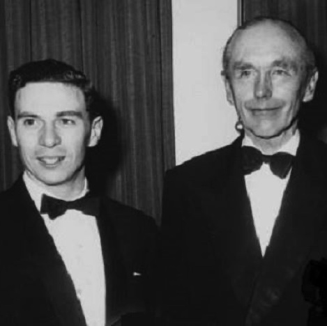 Jim et Sir Alec Douglas-Home, 1er ministre britannique dans les années 63/64
Contribution Paul Normand/Facebook